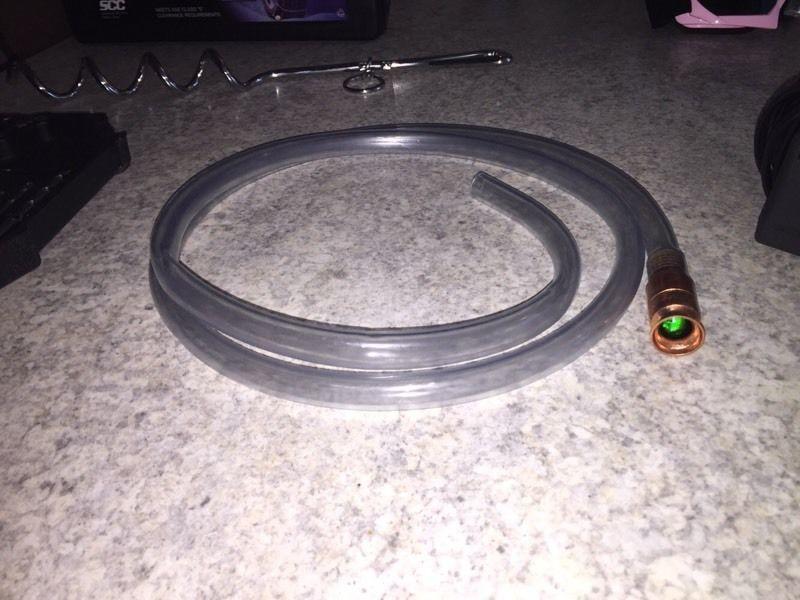 4 foot copper marbel syphon hose used once