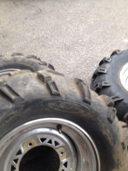 ITP Mudlite ATV tires on Polaris rims