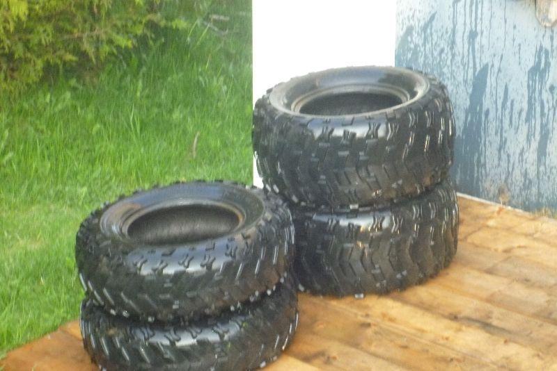 4 used ATV tires for sale