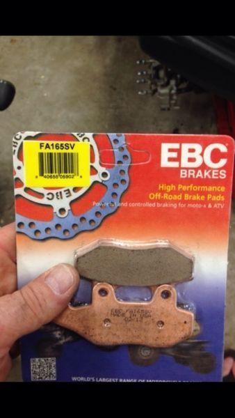 EBC brake pads for kawaski brut