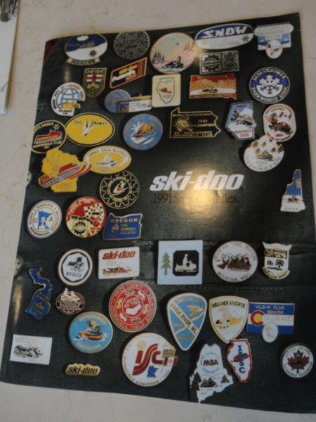 Vintage 1991 Ski-Doo Snowmobile Brochure -With the Sled Lineup