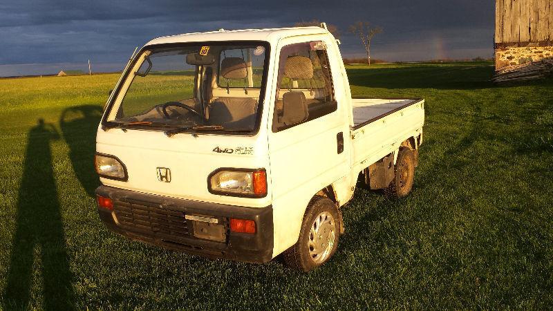 Honda Acty 4x4 Mini Truck - Street Legal - Side by side