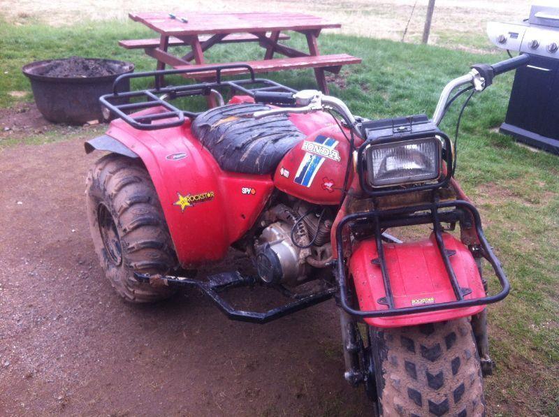 1983 honda 200e has papers!!!