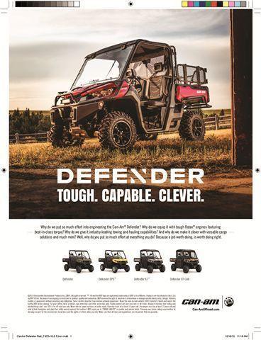 CAN-AM THE ALL NEW 2016 DEFENDER IN STOCK NOW!!!