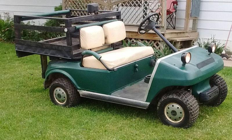 Club Car golf cart with Cargo box for sale or Trade for camper