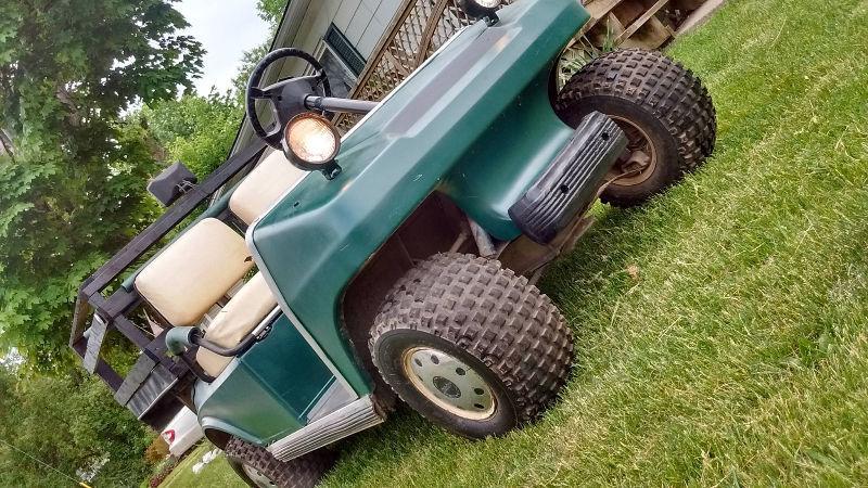 Club Car golf cart with Cargo box for sale or Trade for camper