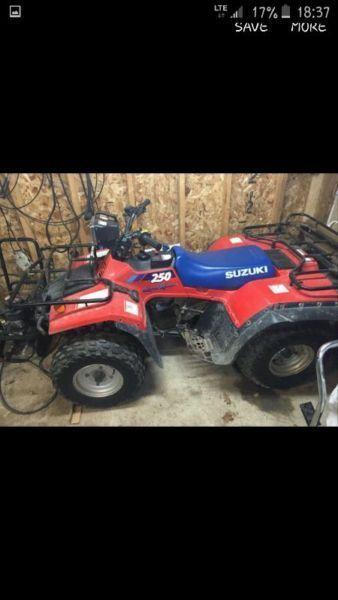 250 suzuki quad runner all original mint condition