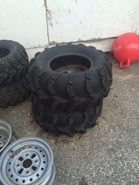 Quad tires and 3 rims