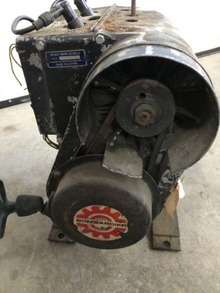 Complete Skidoo Rotax 399 twin fan cooled motor