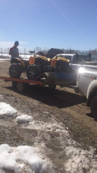 Parting out a 2008 Can Am Renegade 800