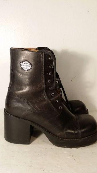 Bottes à talon - en Cuir pour moto - Harley Davidson - T. 7.5