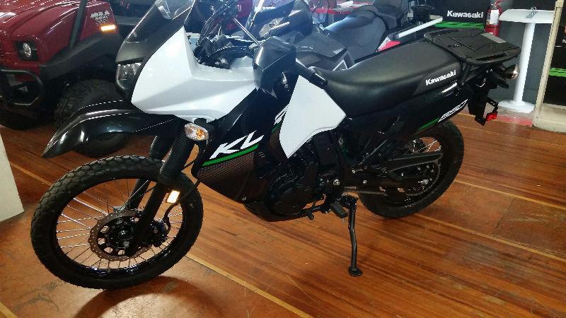 NEW KAWASAKI KLR650 STREET AND TRAIL 1 LEFT AT THIS PRICE