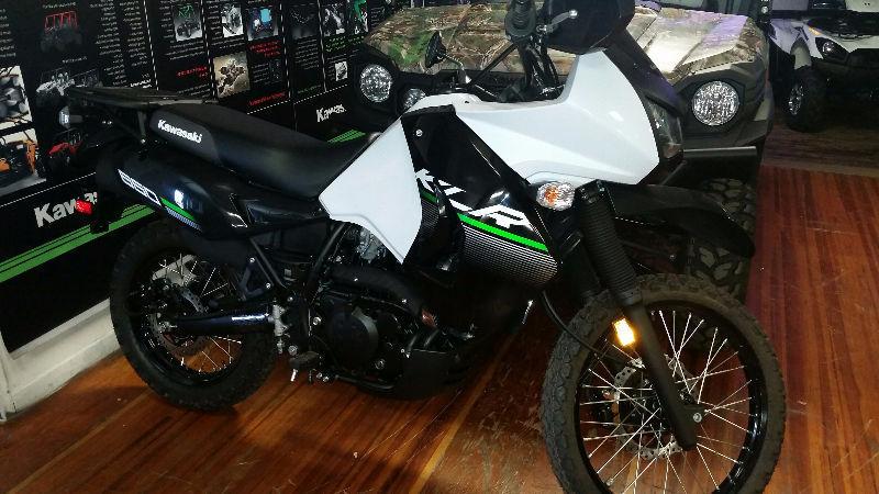 NEW KAWASAKI KLR650 STREET AND TRAIL 1 LEFT AT THIS PRICE