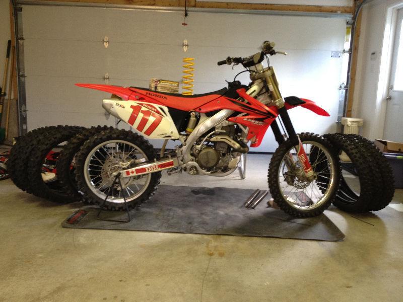 2007 Honda CRF450 with extras