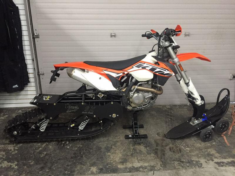 2014 KTM 500 EXC WITH TIMBERSLED SX KIT
