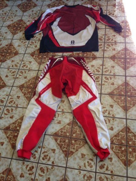 Thor Racing motocross dirt bike jacket / pants