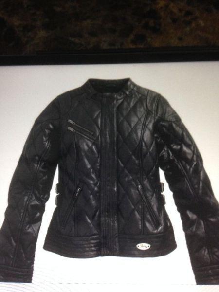 BRAND NEW. QUILTED LEATHER HARLEY DAVIDSON RIDING JACKET