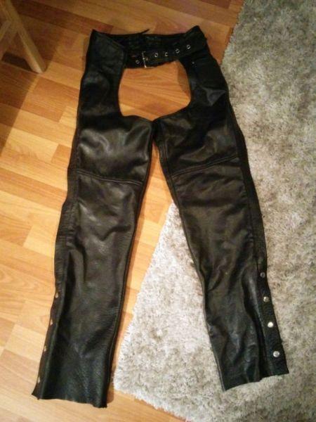 Motorcycle jacket and chaps