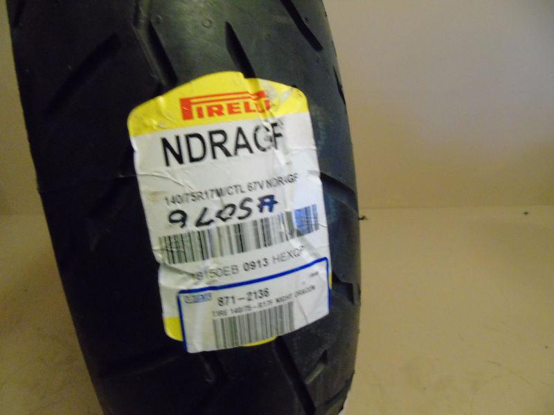 (New) Pirelli 17in Night Dragon 140/75 R 17 M/C 67V TL Frnt Tire