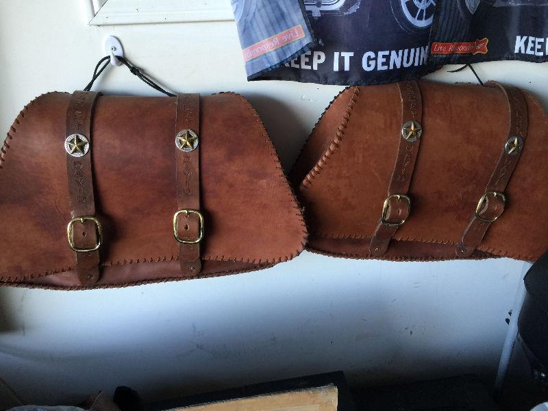 Custom made saddle bags