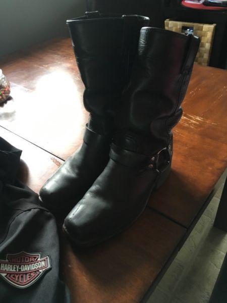 Harley Davidson 3 in 1 jacket and riding boots