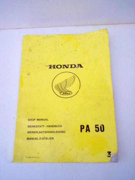 HONDA PA50 MANUAL