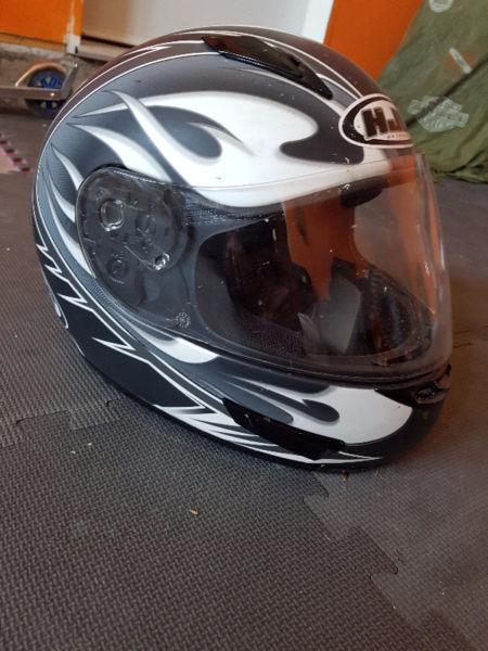 HJC Full face motorcycle helmet. M