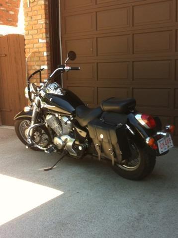 Honda 750 shadow motorcycle