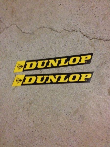 Motorcycle Dunlop factory sticker