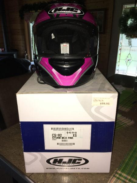 HJC CS-R2 Pink Motorcycle Helmet