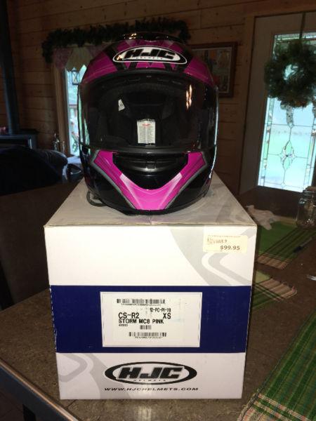 HJC CS-R2 Pink Motorcycle Helmet