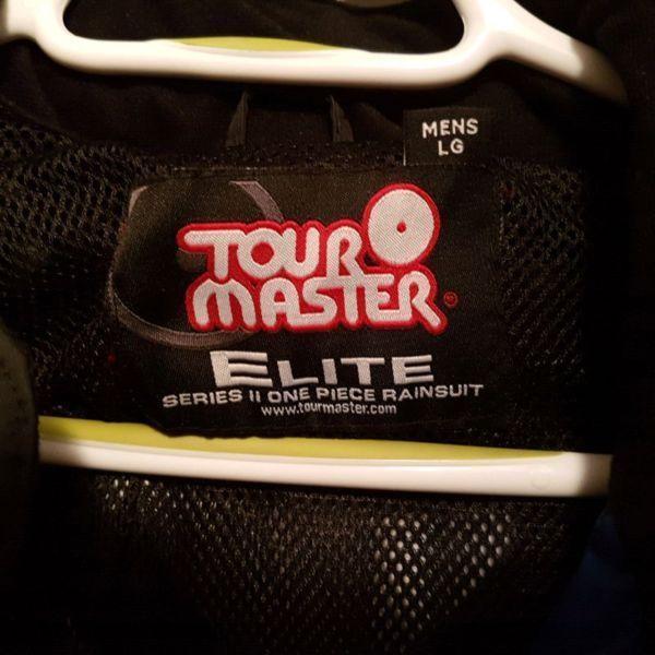 Tourmaster Elite 2 one piece rainsuit Large $70