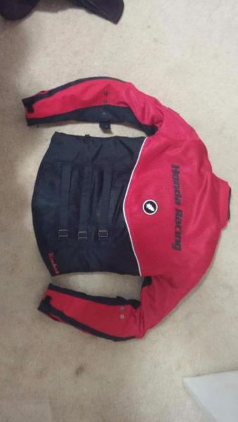 Ladies medium Honda racing coat