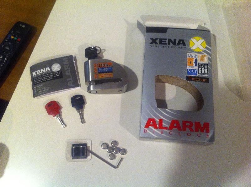 Motorcycle Disc lock and Alarm (Xena XN14) 110dB siren