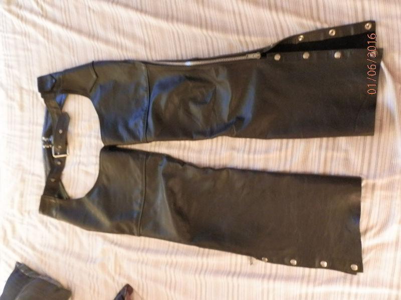 Leather Chaps Large - Price Reduced