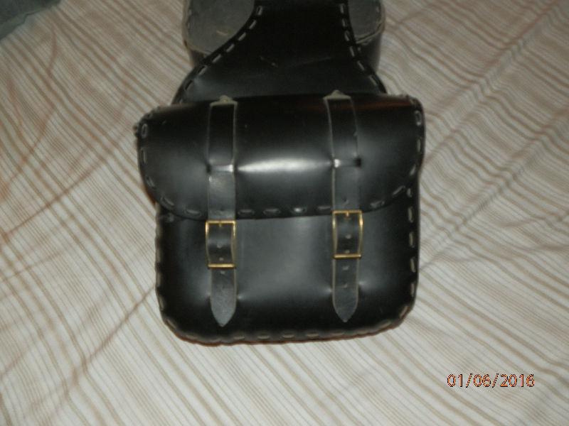 Throw Over Leather Saddle Bags - Price Reduced