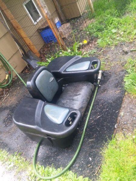 Atv back seat negotiable price