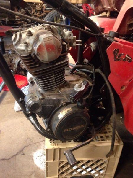 Complete Honda 200m motor plus wiring and carb