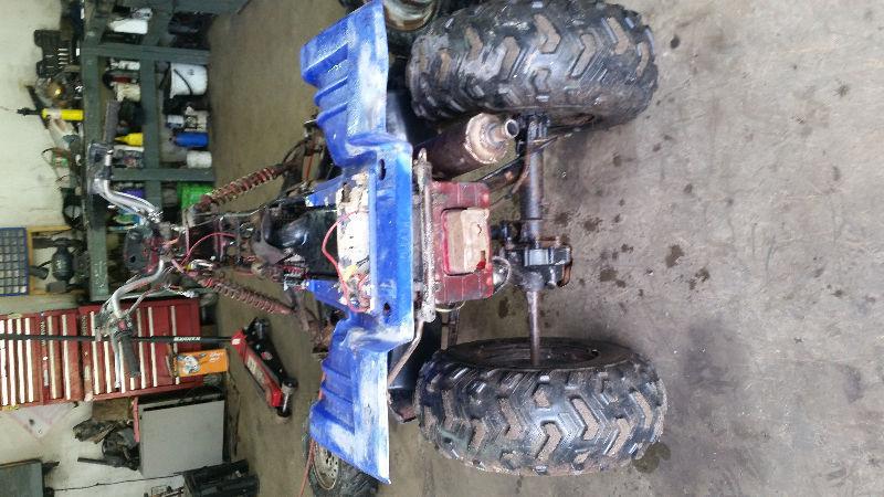 Parting out a 2003 yamaha 350 wolverine 4x4