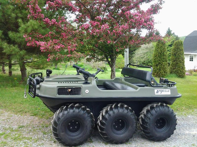 Argo 6x6 Bigfoot and Honda outboard