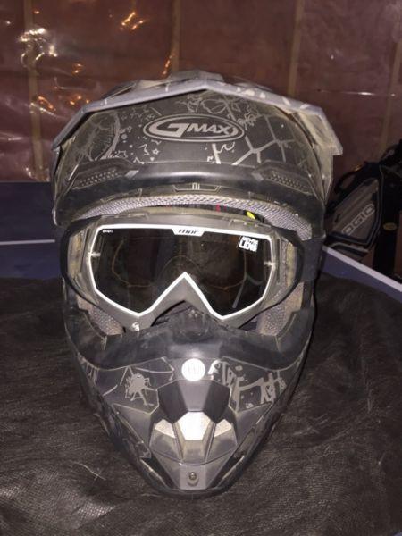 ATV Helmet & Goggles