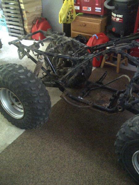 1990 HONDA FOURTRAXX 350 ROLLING CHASSIS