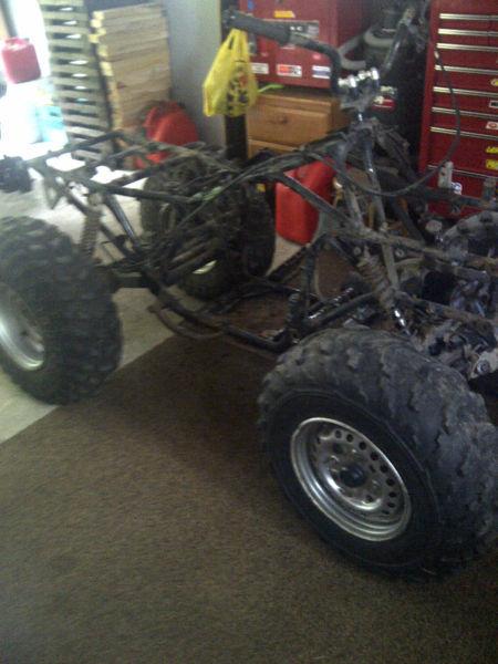 1990 HONDA FOURTRAXX 350 ROLLING CHASSIS