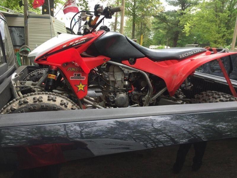 2007 TRX450Er with papers