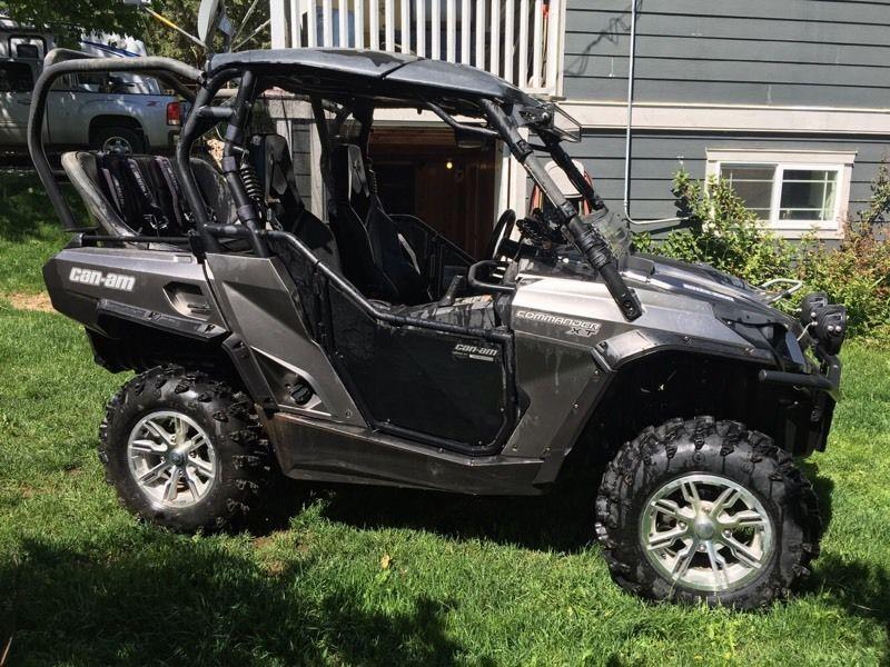 2013 canam commander xt with tracks