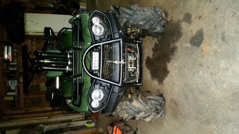 2012 brute force 650i ready for mud