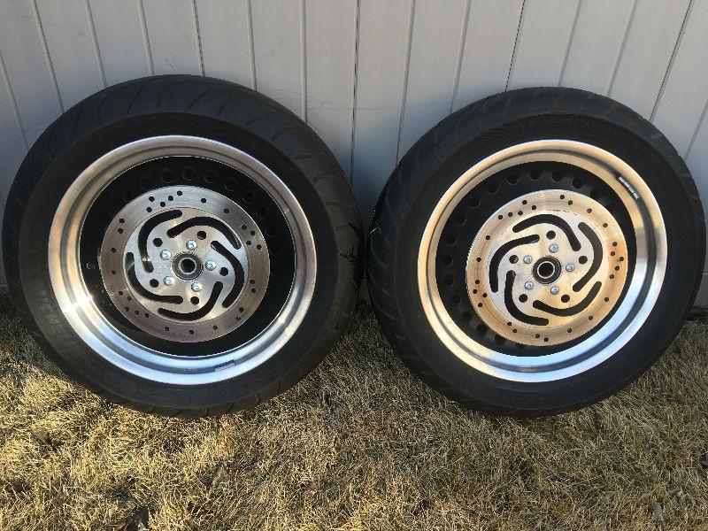 Harley Davidson rims and tires / wheels