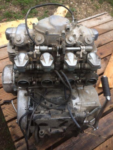 Honda CB550 Engine With Carbs