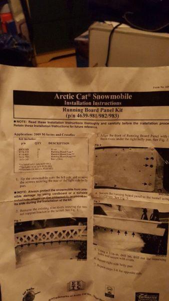 Artic cat parts / honda 300