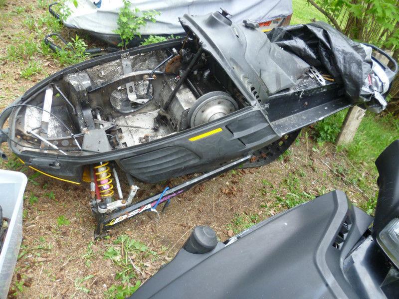 parting out a 1998 skidoo mach z